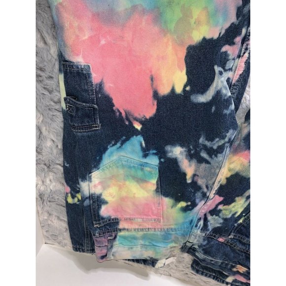 Field N' Forest Women’s Size 12T BLUE/unicorn camo Fleece Lined painter Jeans - Picture 4 of 5